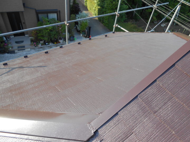 屋根塗装 施工後