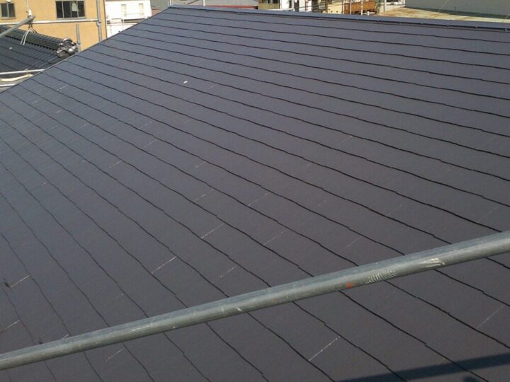 屋根塗装工事完成