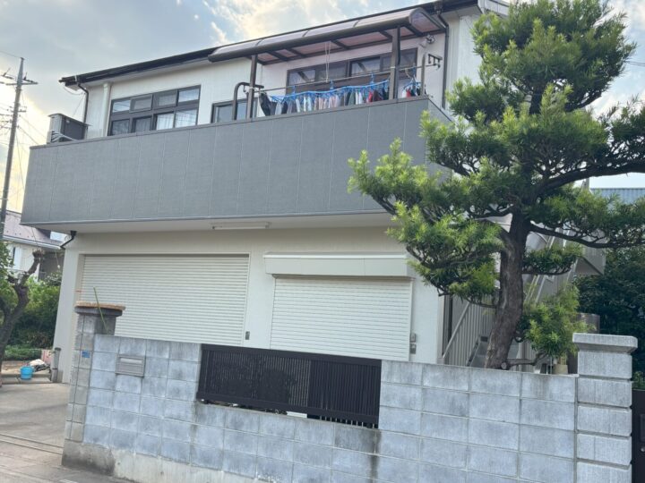 外壁塗装工事完成