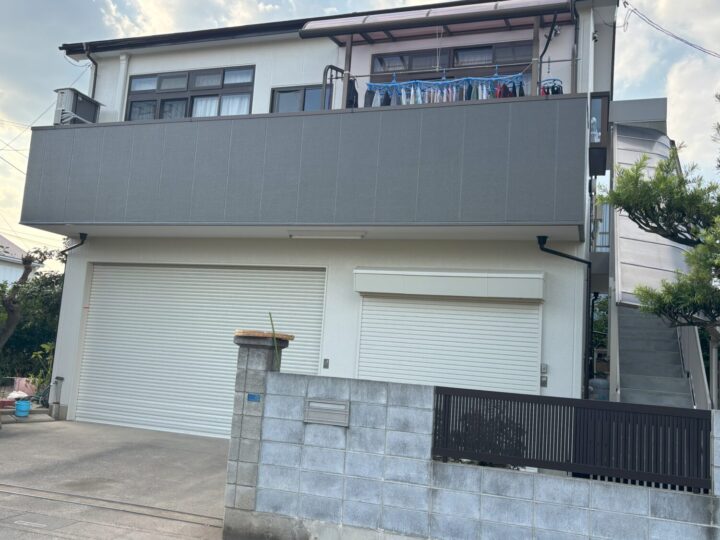 階段タキステップ工事で雨や雪の日でも安全に使用できます！！　外壁塗装・屋根塗装・防水工事　　 川口市江戸　 Y様邸　｜埼玉県川口市、蕨市の外壁塗装・屋根塗装専門店カワグチペイント　口コミ評判No,1！
