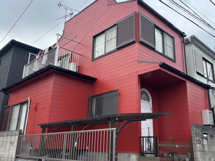 大胆でありながら品のある、存在感あふれる外観に仕上がりました！！　  　外壁塗装・屋根塗装工事　 川口市鳩ヶ谷本町　 T様邸　｜埼玉県川口市、蕨市の外壁塗装・屋根塗装専門店カワグチペイント　口コミ評判No,1！