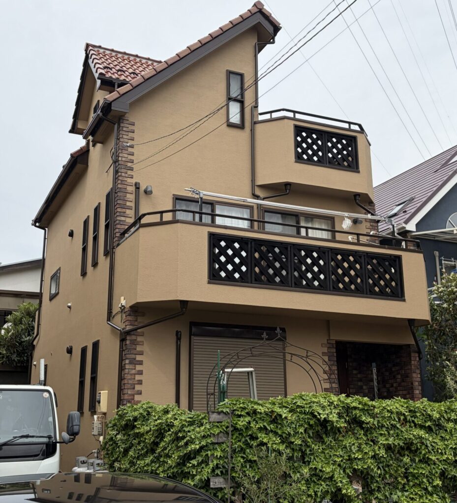 川口市赤井 外壁塗装 施工後完成写真