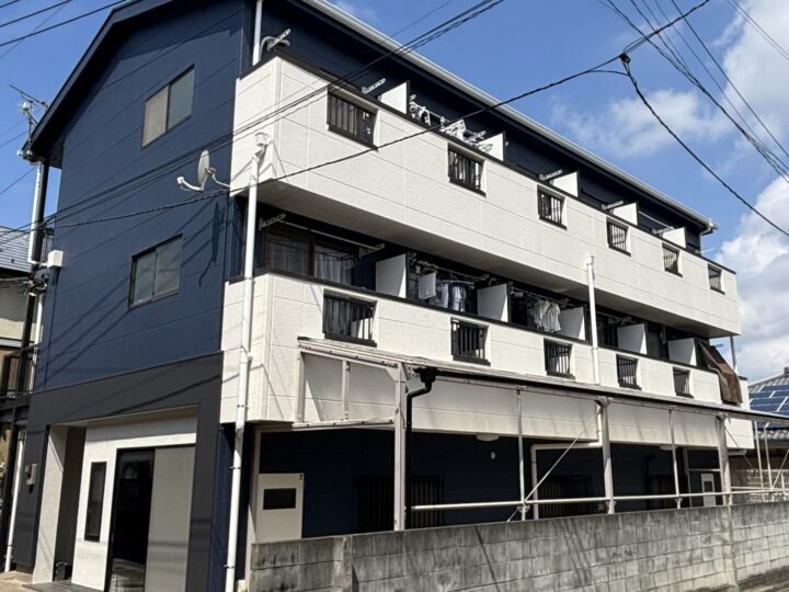 【戸田市新曽 E様アパート 外壁塗装・屋根塗装・防水塗装工事】雨漏りしていたベランダ、劣化していた外壁、屋根も。まるごと一棟リフォーム！